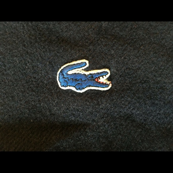 Vintage Lacoste bomber jacket Unisex / reversible - Picture 2 of 8